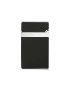 Accendino Ligne 2 Laccato Nero Finitura Palladio