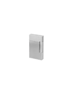 Accendino Ligne 2 Microdiamonds Head Brushed Platinum