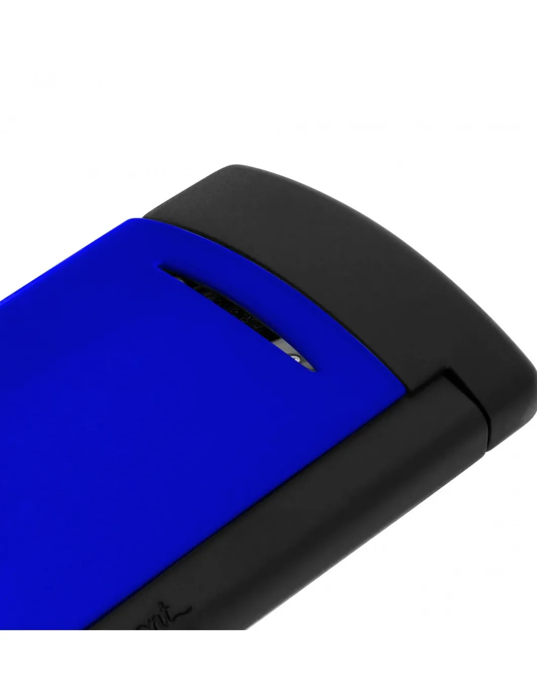 Accendino Mini Jet Laccato Blu Fluo
