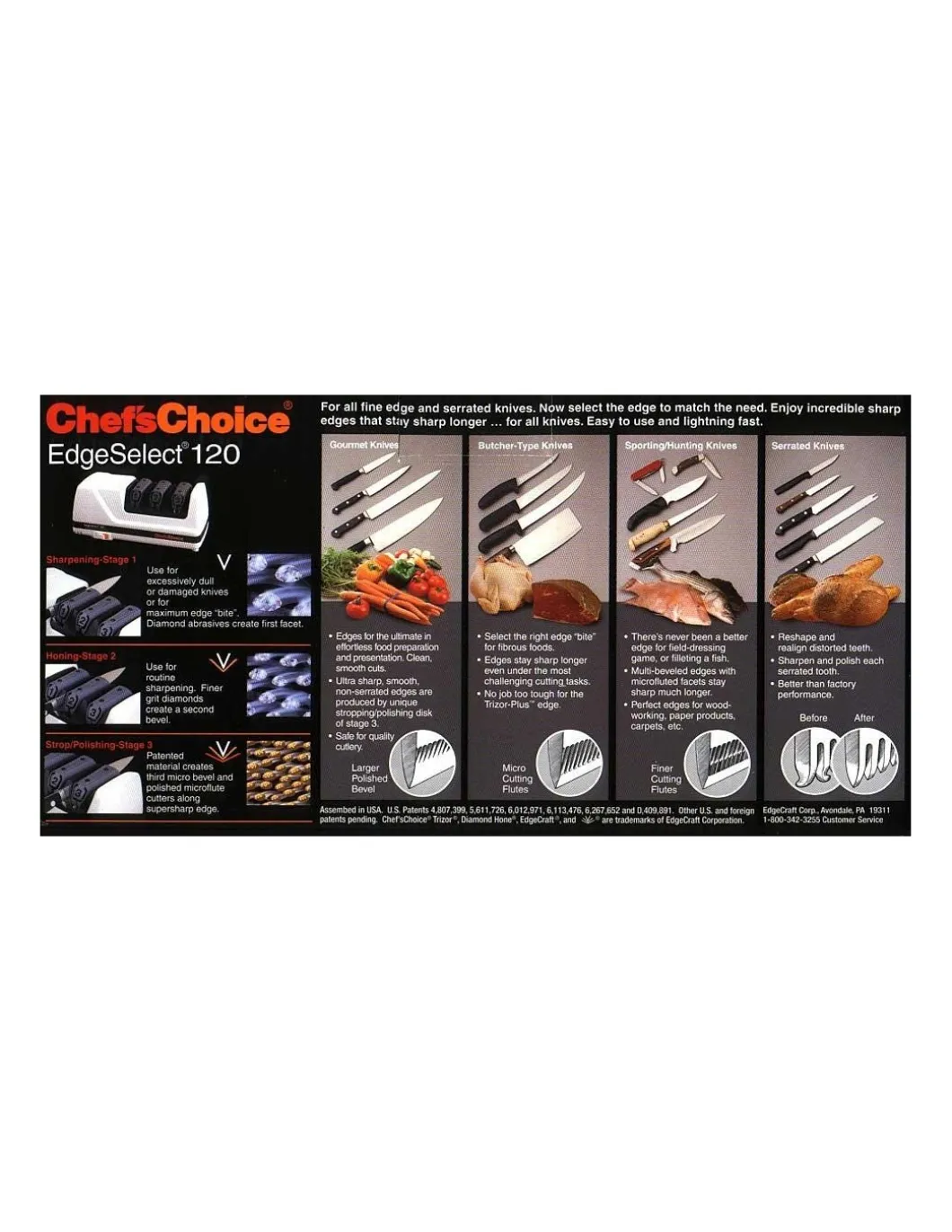 - Affilacoltelli Elettrico Chef's Choice CC120 - Coltelleria Lorenzi Milano