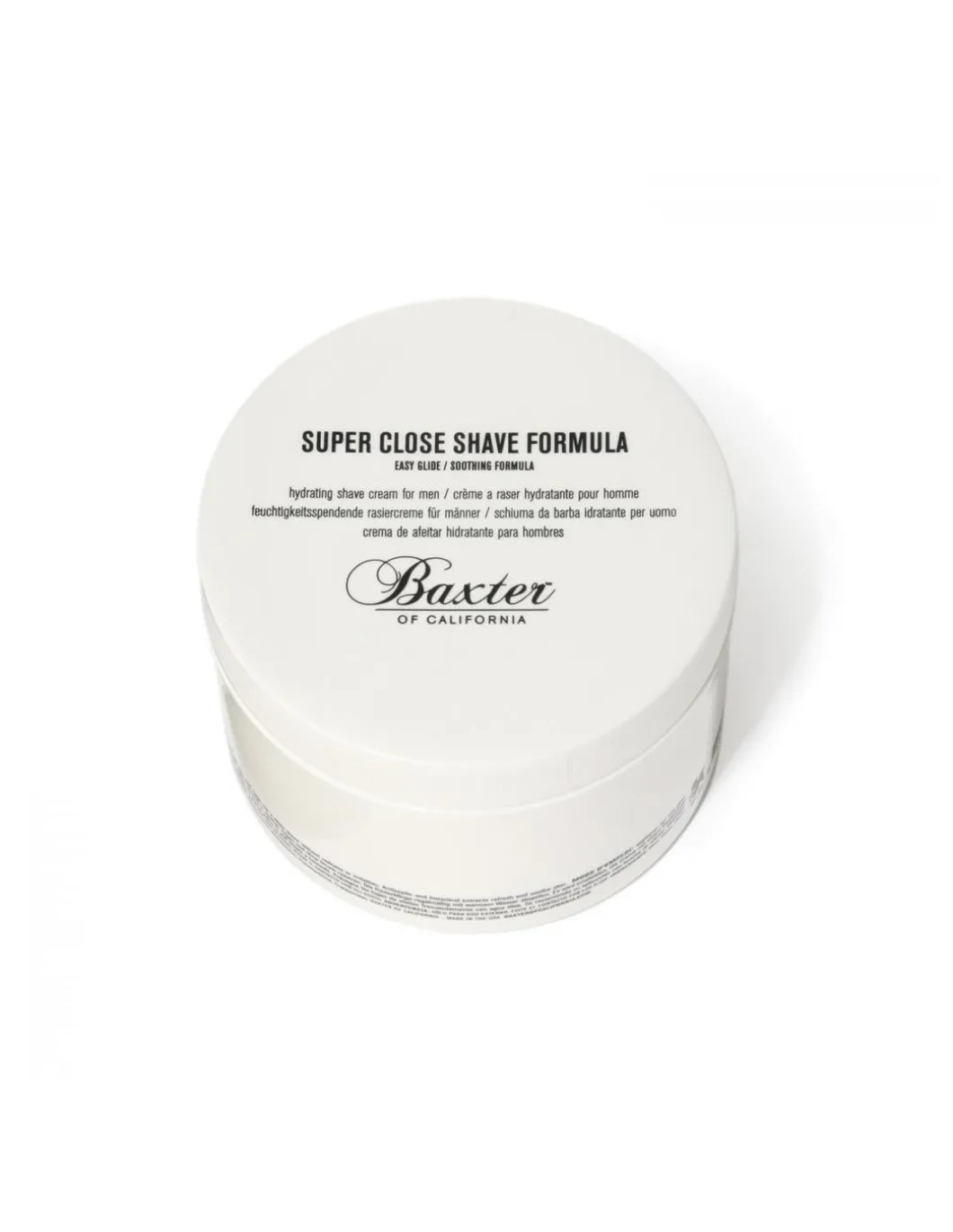 Baxter of California - Super Close Shave Formula (Jar) 250ml - Coltelleria Lorenzi Milano