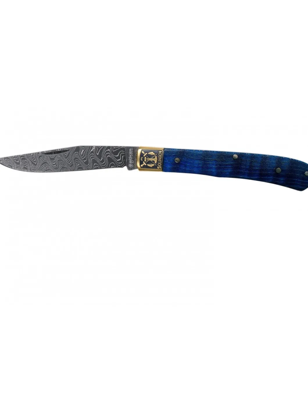 Böker Trapper Uno 2021 Damascus Limted Edition
