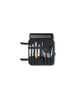 Borsa per Coltelli da Cucina Nera 8 Pezzi