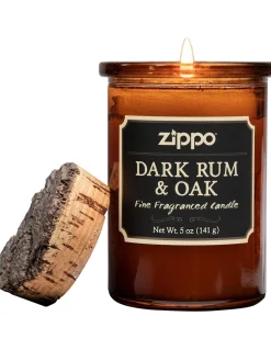 Candela Zippo Dark Rum & Oak