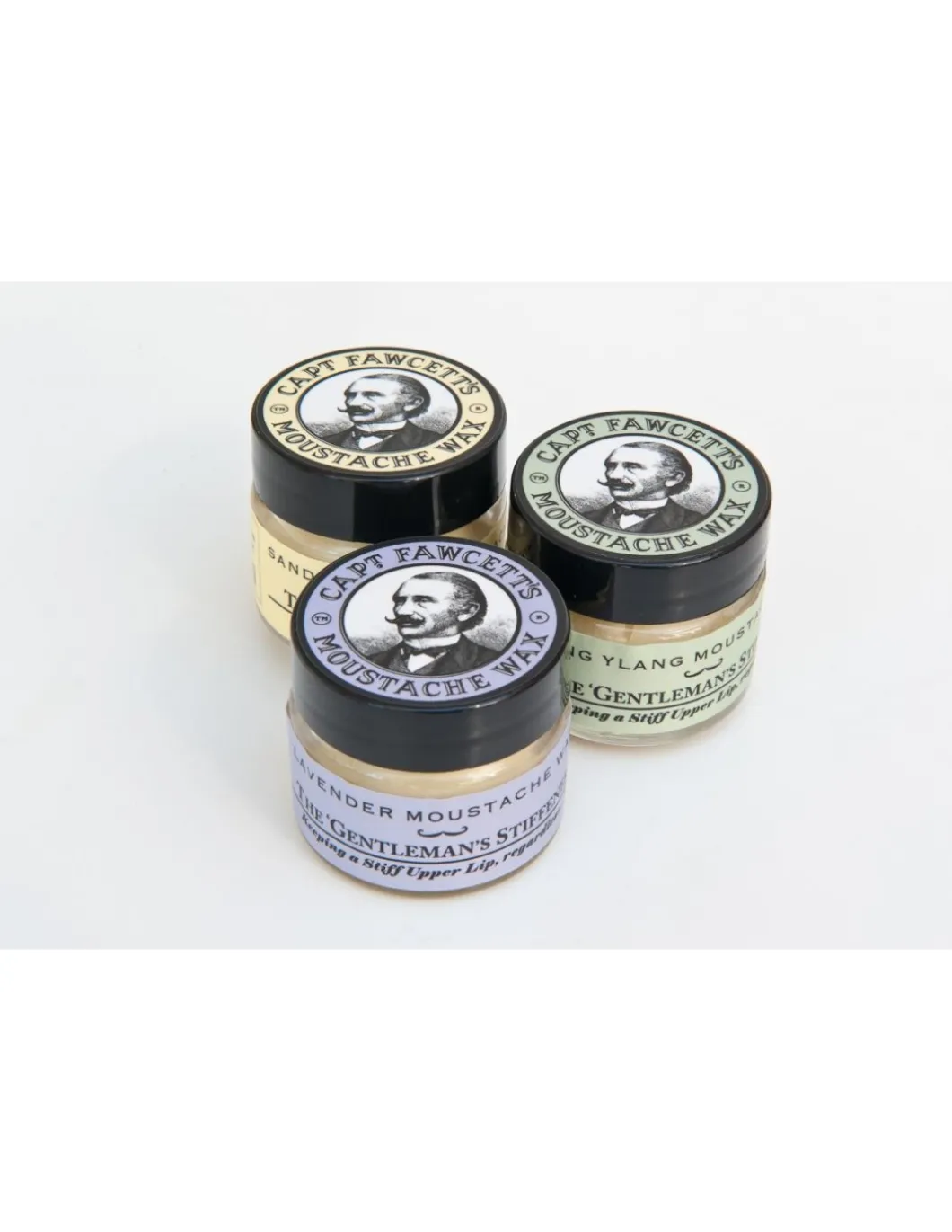 Captain Fawcett - Cera per Baffi box da 3pz - Coltelleria Lorenzi Milano