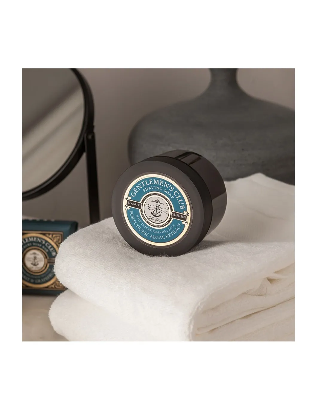 Castelbel Gentelmen's Club Sea Salt & Graperfruit Shaving Soap155g