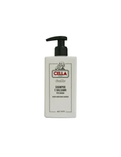 Cella - Shampoo e Balsamo per Barba Cella 200 ml - Coltelleria Lorenzi Milano