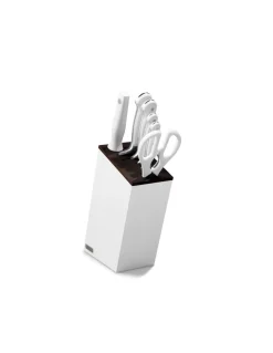 Ceppo Porta Coltelli Classic White 6pz