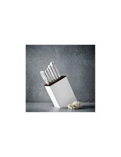 Ceppo Porta Coltelli Classic White 6pz