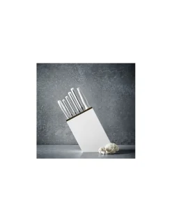 Ceppo Porta Coltelli Classic White 6pz