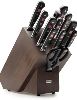 Ceppo Porta Coltelli Legno di Faggio 12 pezzi Serie Classic