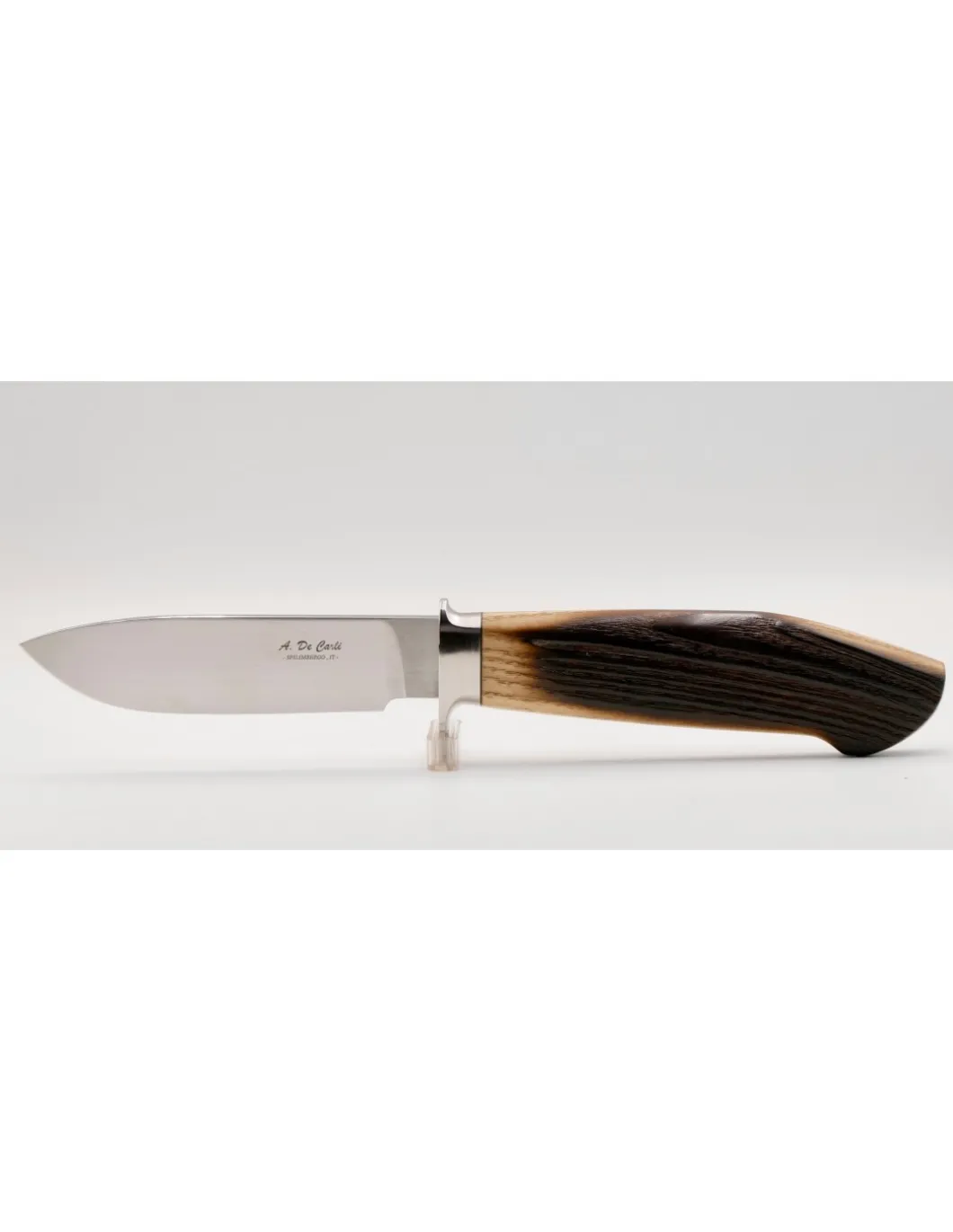 Coltello Antique Wood Dropped Hunter De Carli
