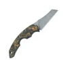 Coltello Chiudibile Damasco Fox Virtus Carbonio Taglia Sigari