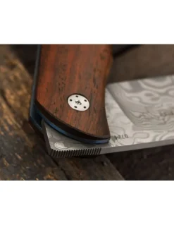 Coltello Chiudibile Exskelibur I Cocobolo Damascus