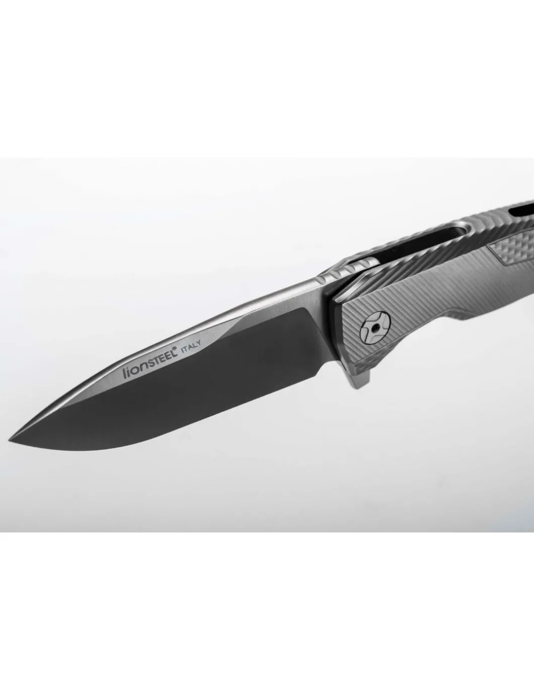 Coltello Chiudibile ROK Titanio Manico SOLID Grigio