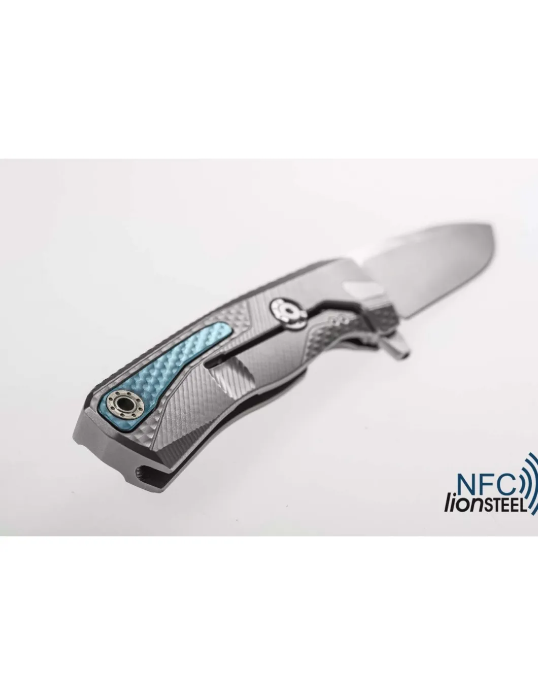 Coltello Chiudibile ROK Titanio Manico SOLID Grigio