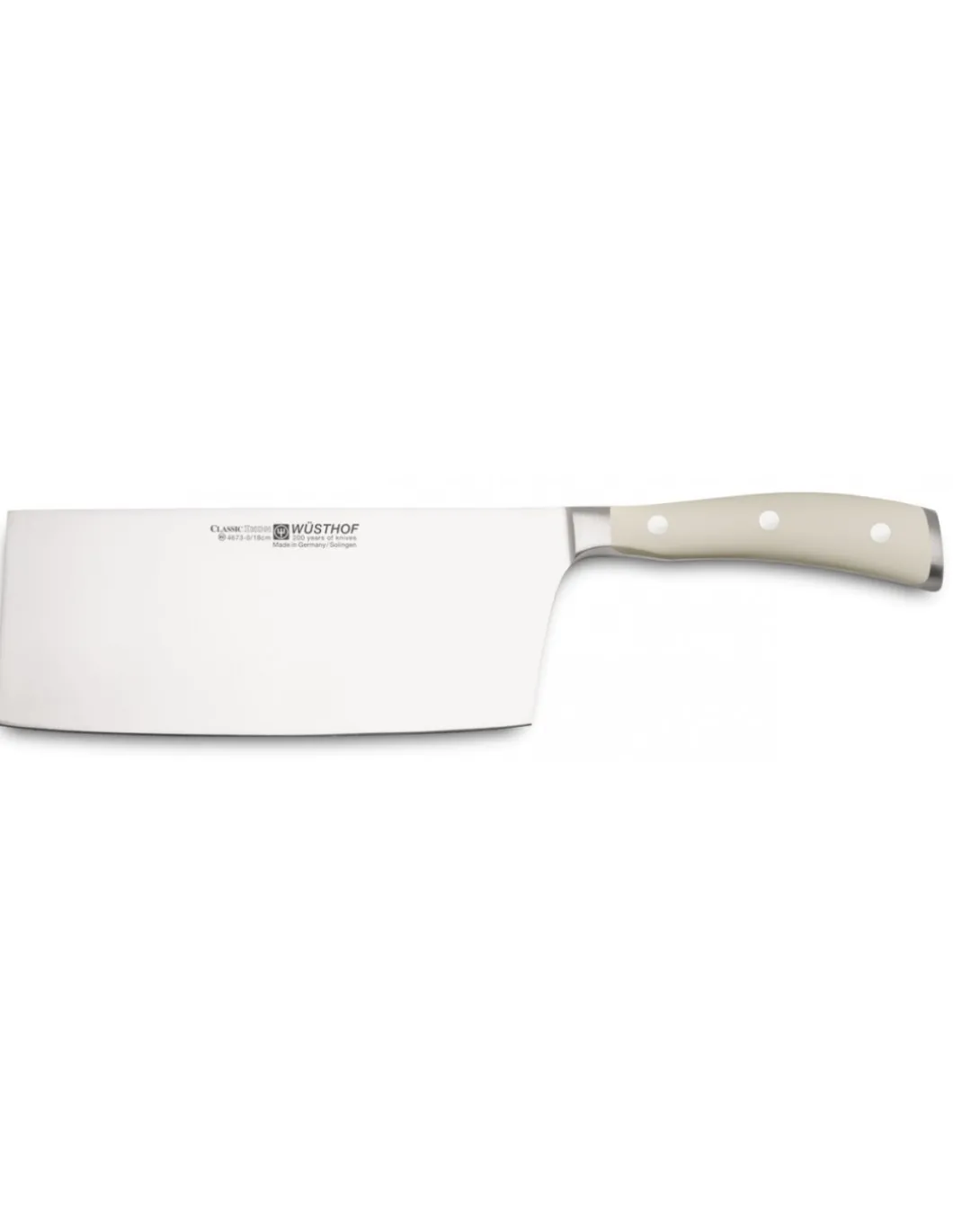 Coltello Cuoco Cinese 18 Cm Ikon Crema