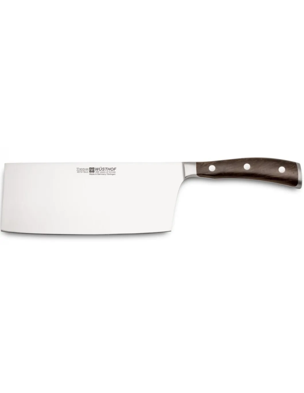 Coltello Cuoco Cinese 18 Cm Ikon Legno