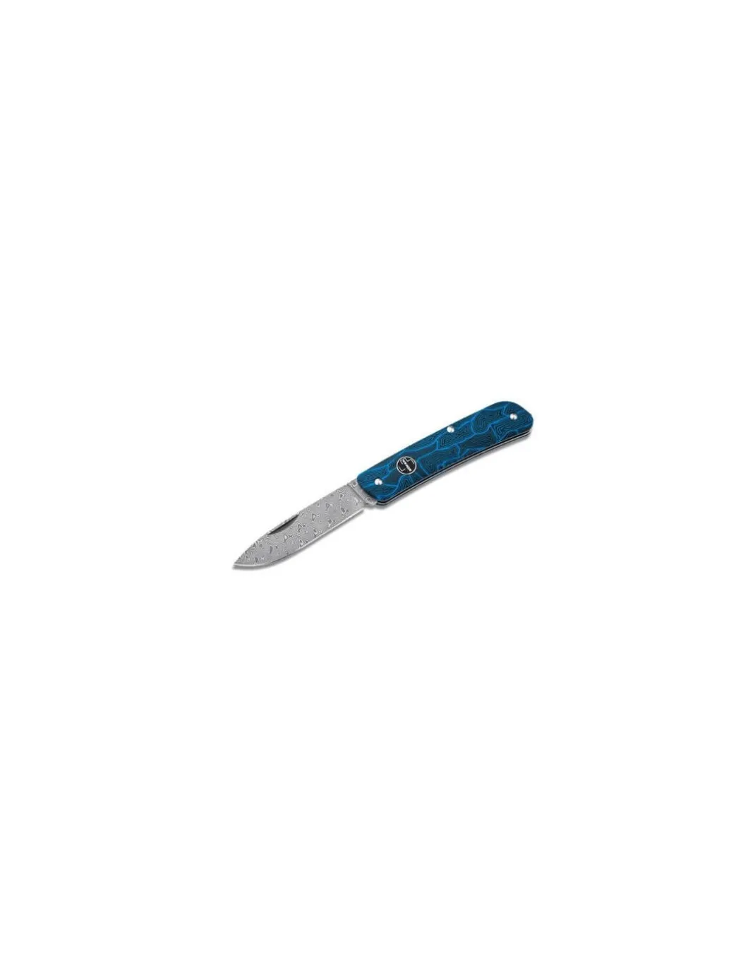 Coltello da Tasca Tech Tool Blue Damast