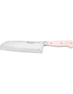 Coltello Santoku Alveolato Classic Wusthof Pink Himalayan Salt