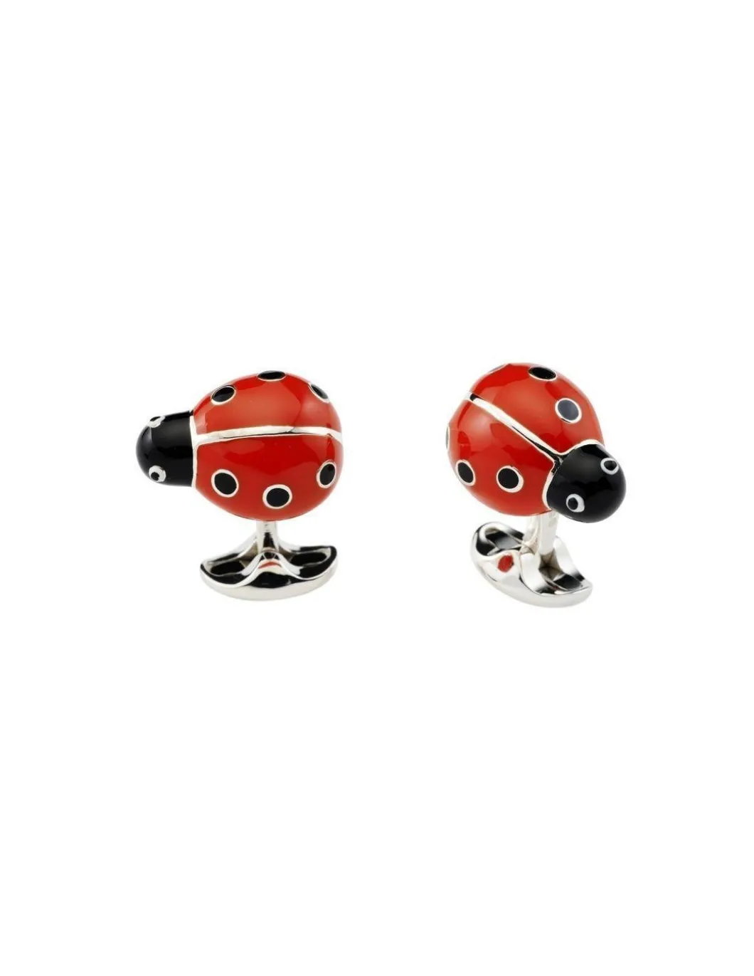 Deakin & Francis - Gemelli in Argento a Forma di Coccinella - Coltelleria Lorenzi Milano