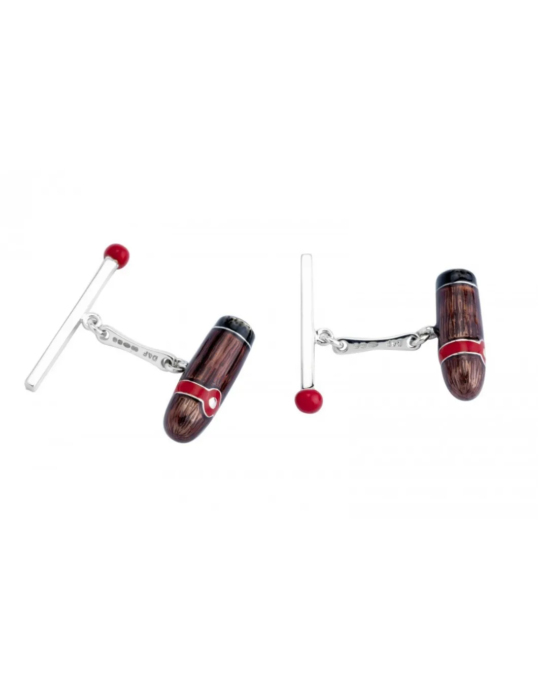Deakin & Francis - Gemelli Sigaro Cubano Argento - Coltelleria Lorenzi Milano