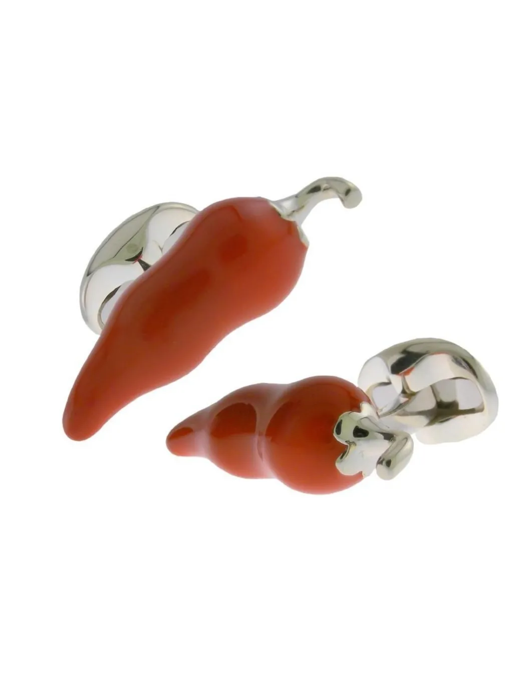 Deakin & Francis - Gemelli a forma di Peperoncino in Argento - Coltelleria Lorenzi Milano