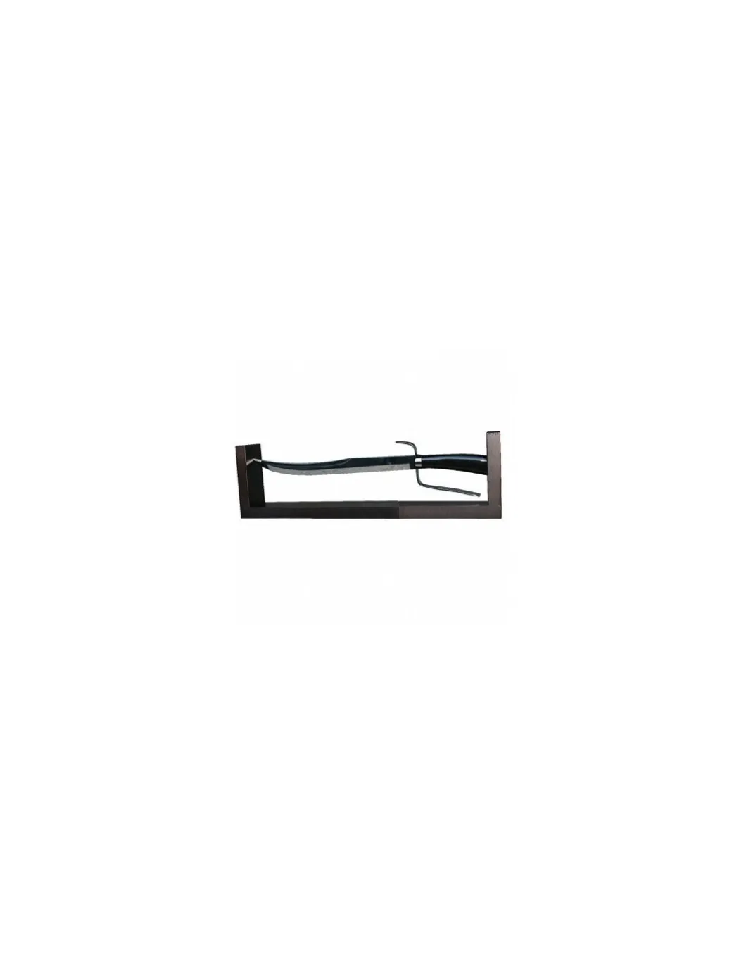 Del Ben - Sabre a champagne manico corno nero - Coltelleria Lorenzi Milano