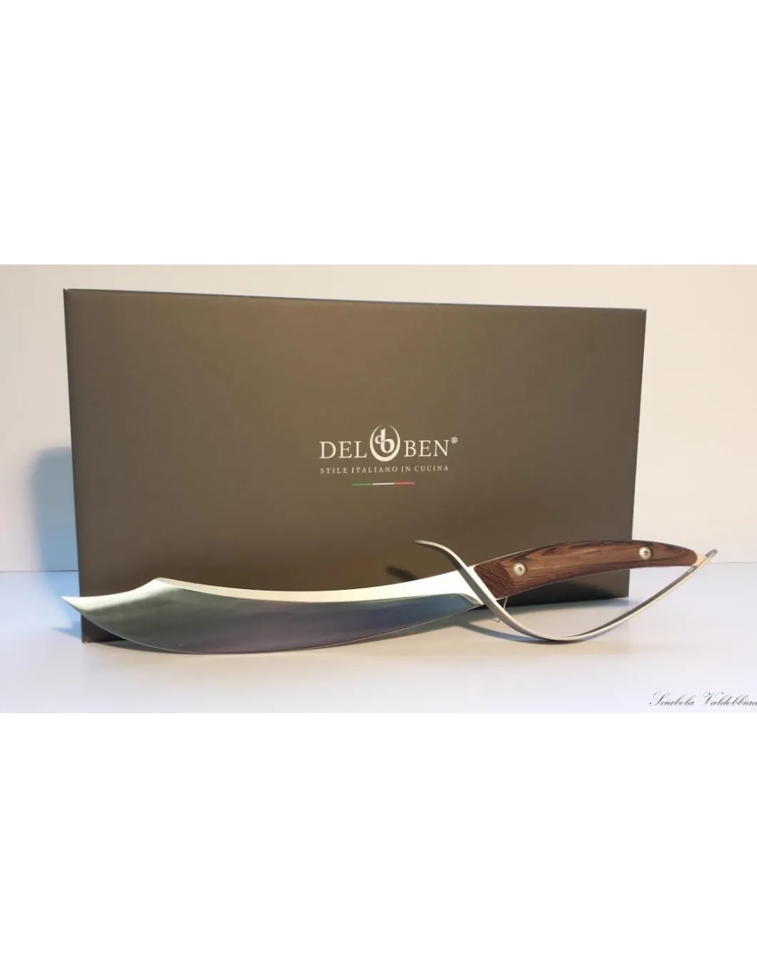 Del Ben - Sciabola da Champagne manico in Wengè - Coltelleria Lorenzi Milano