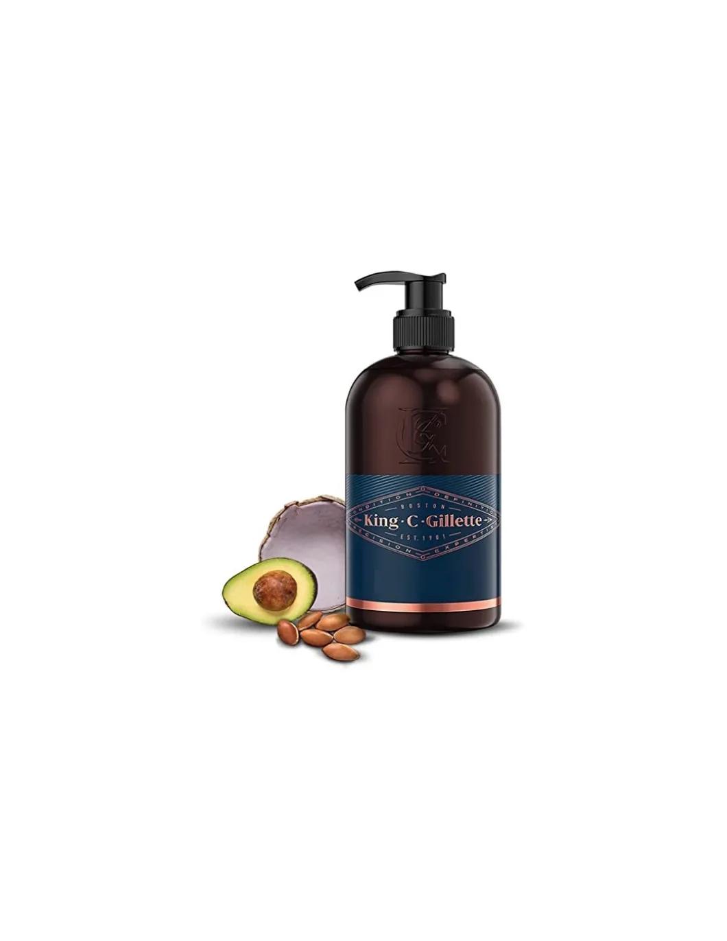 Detergente Viso e Barba King C. Gillette 350 ml