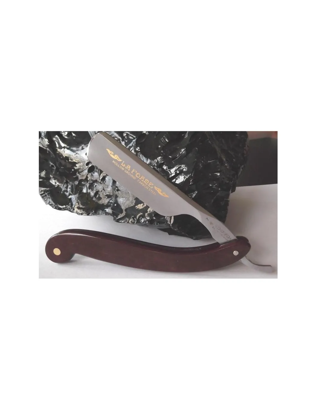 Dovo - Rasoio a mano libera Carbonio La Forme 6/8 76820 - Coltelleria Lorenzi Milano