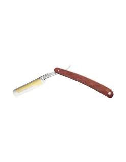 Dovo - Rasoio a mano libera Nikel 5/8 Red Wood 1065831 - Coltelleria Lorenzi Milano
