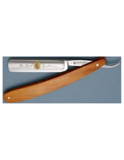 Dovo - Rasoio a mano libera Carbonio 5/8 Manico in Legno 1215860 - Coltelleria Lorenzi Milano
