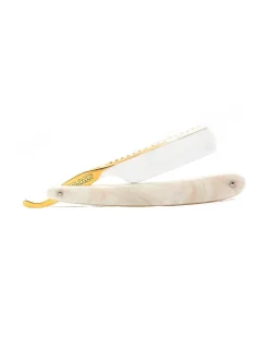 Dovo - Rasoio a mano libera Nikel Bismarck 6/8 resina madreperla 26820 - Coltelleria Lorenzi Milano