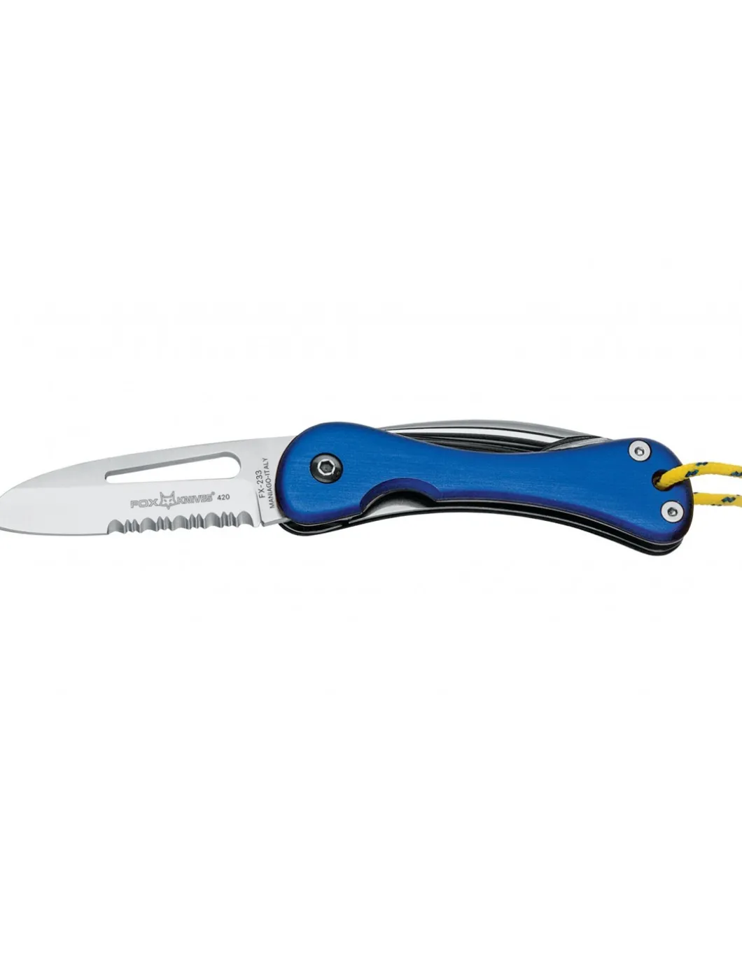 Fox - Coltello da Barca a Vela Blu - Coltelleria Lorenzi Milano