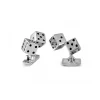 Gemelli da Polso a Forma di Dado da Gioco