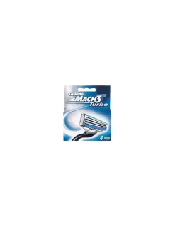 Gillette - Lamette Mach3 Turbo Conf. 5 Pz - Coltelleria Lorenzi Milano