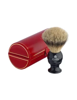 Kent  - Pennello da Barba Silver Tip Blk4 - Coltelleria Lorenzi Milano