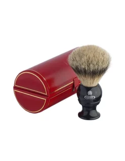 Kent  - Pennello da Barba Silver Tip Blk8 - Coltelleria Lorenzi Milano