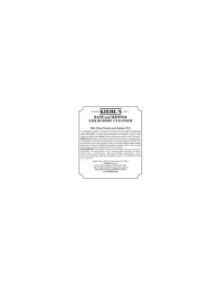 Kiehl's - Bath and Shower Liquid Body Cleanser Coriander - Coltelleria Lorenzi Milano