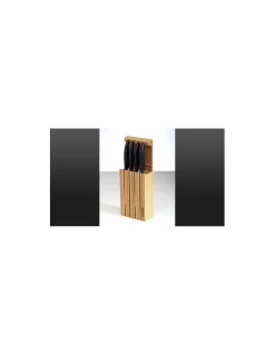 Kyocera - Blocco in bambù per 4 coltelli in ceramica - Coltelleria Lorenzi Milano