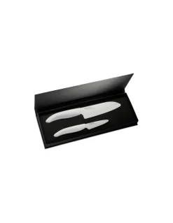 Kyocera - Gift Set Lame in Ceramica manico Abs Bianco - Coltelleria Lorenzi Milano