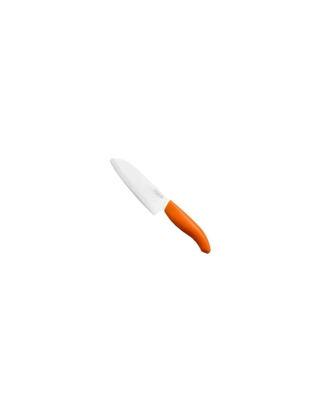 Kyocera - Santoku con lama in ceramica da 14 cm Manico in Abs Arancione FK 140 WH - Coltelleria Lorenzi Milano