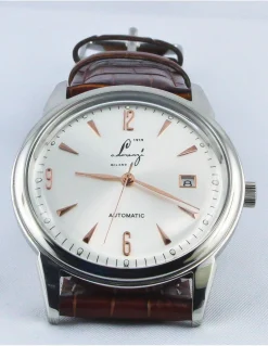 Lorenzi - Orologio da Polso Automatico Cinturino Marrone AT669 - Coltelleria Lorenzi Milano