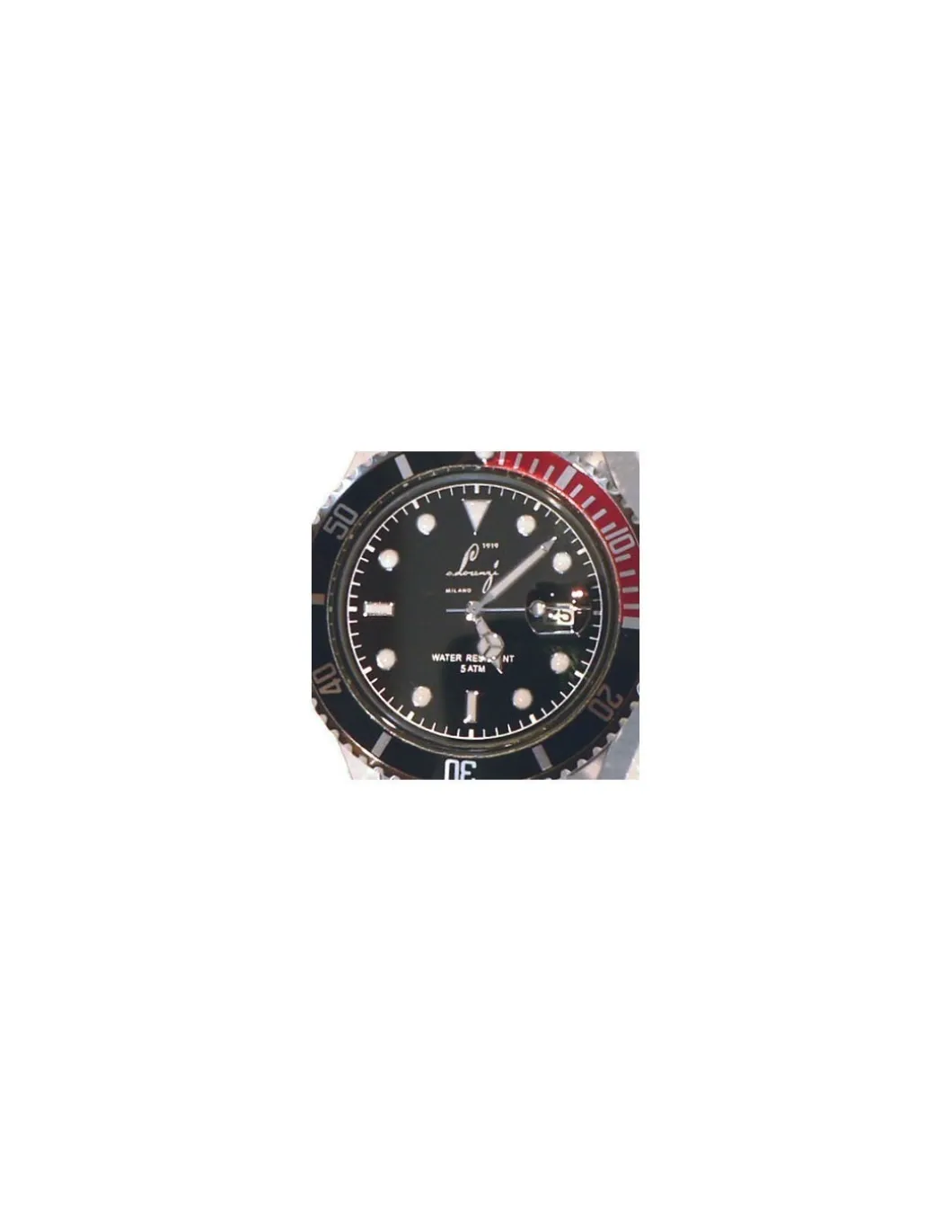 Lorenzi - Submariner Plexi Nero/Rosso - Coltelleria Lorenzi Milano