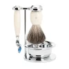 Mühle - Set da Barba Rasoio Fusion con Ciotola Avorio - Coltelleria Lorenzi Milano