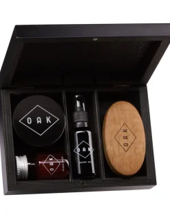 Oak Cofanetto Legno Cura Barba