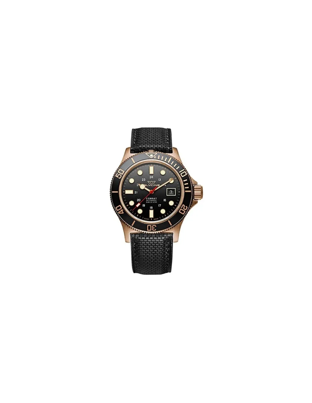 Orologio Glycine Combat Sub Bronze Nero 42mm