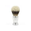 Pennello da Barba Tasso Silvertip con manico in Argento 925