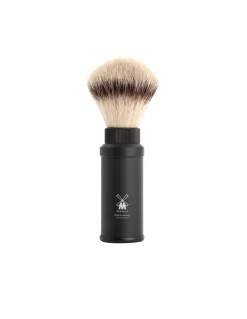 Pennello da Barba Viaggio SilverTip Manico Nero